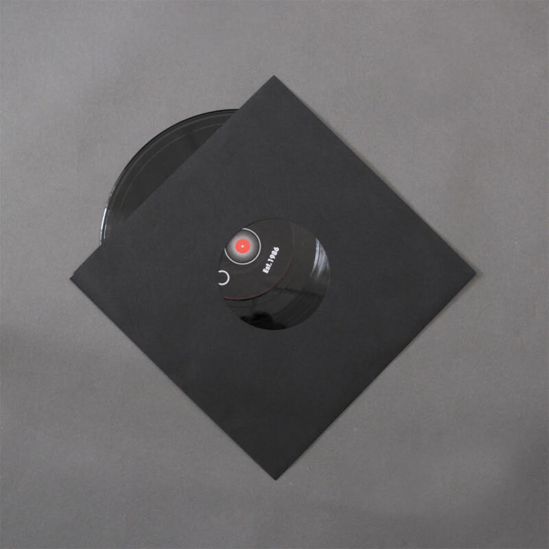 10" Black Paper Sleeve - Pack of 25