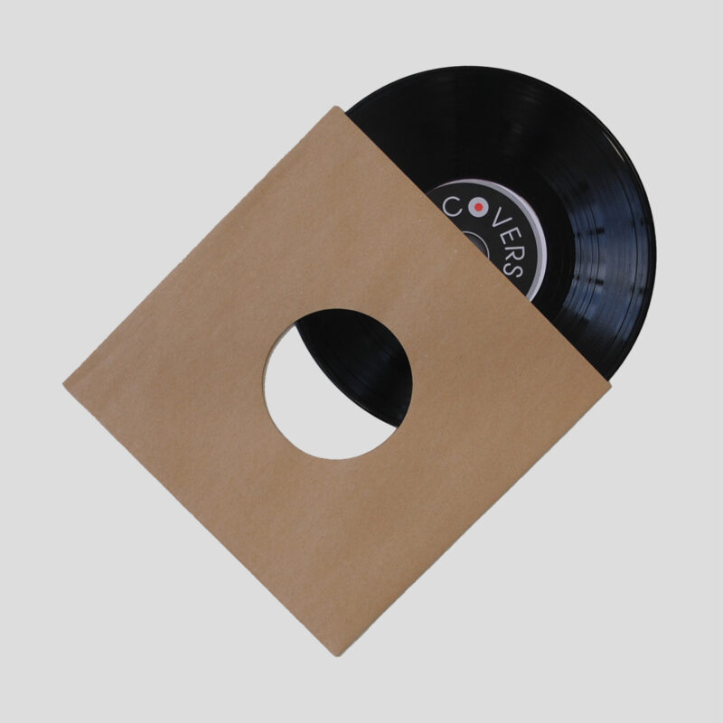 10" Brown Paper Sleeves - Pack of 25