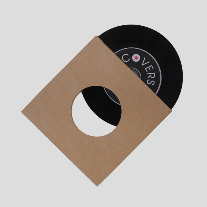 7" Brown Paper Sleeves - Pack of 100