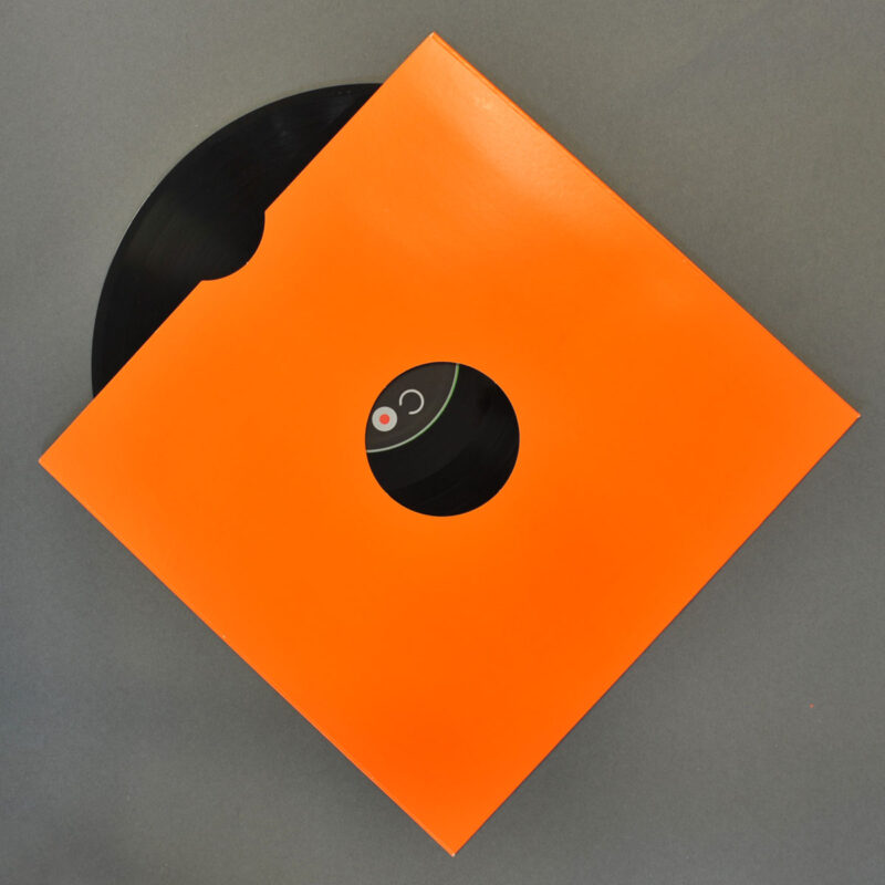 12" ORANGE CARD SLEEVE - PACK OF 25