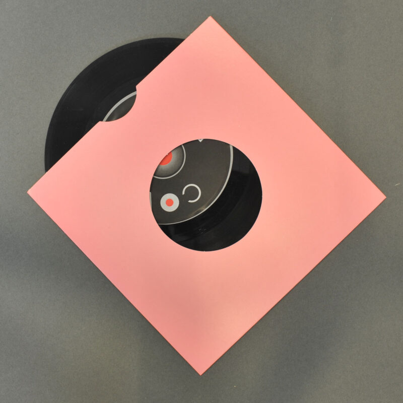 7" Pink Card Sleeve - Pack of 25