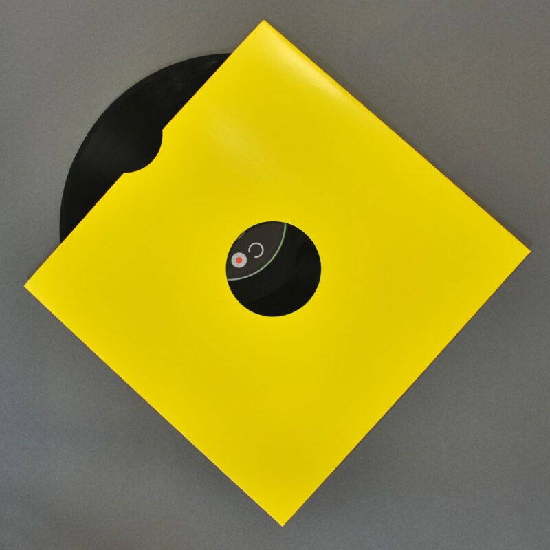 12" YELLOW CARD SLEEVE - PACK OF 25
