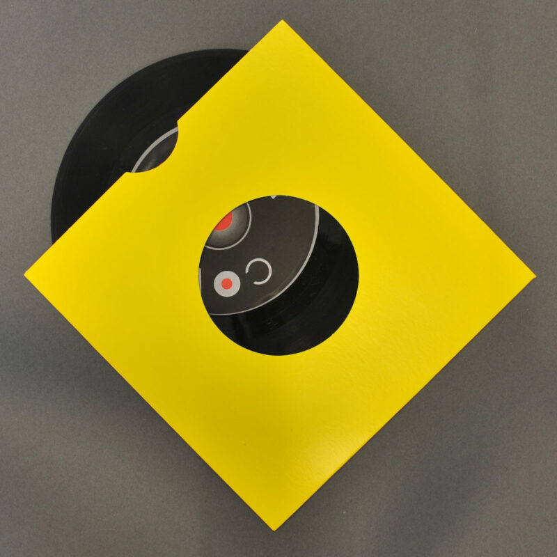 7" Yellow Card Sleeve - Pack of 25